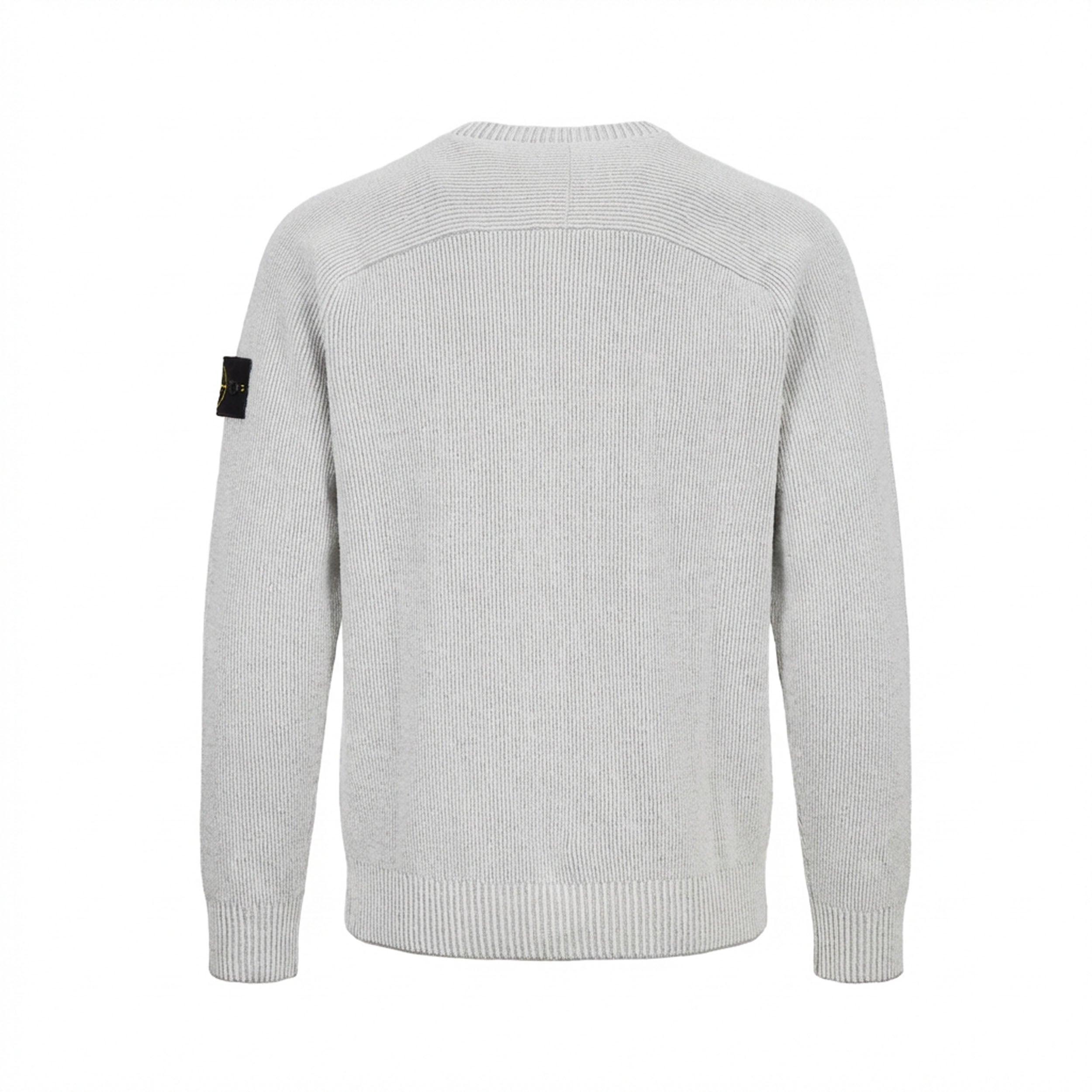 Plated Rib Cotton Bouclé Sweater