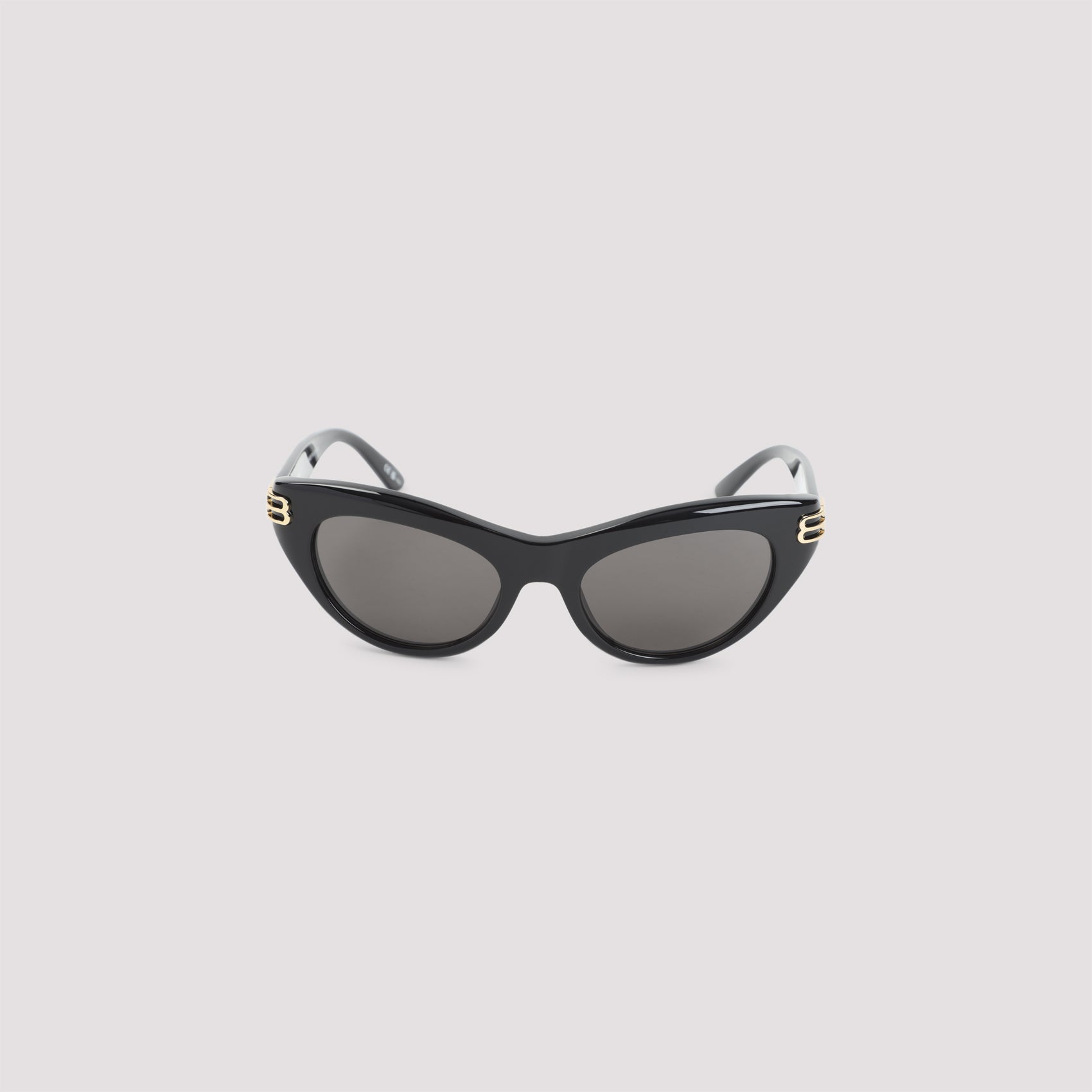 Black Acetate Cat-Eye Sunglasses