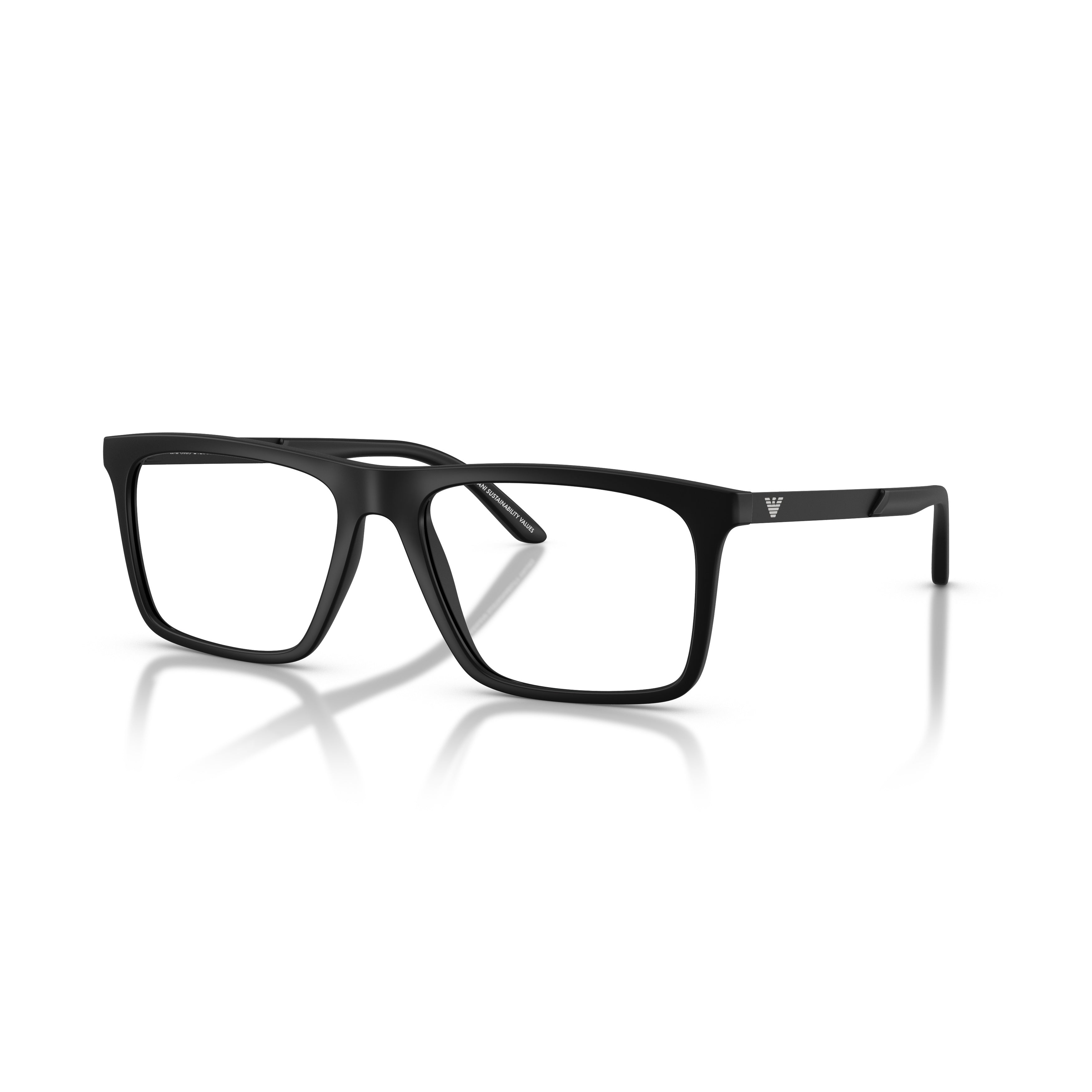 0ea3253 Matte Black Rectangular Frame Eyeglasses