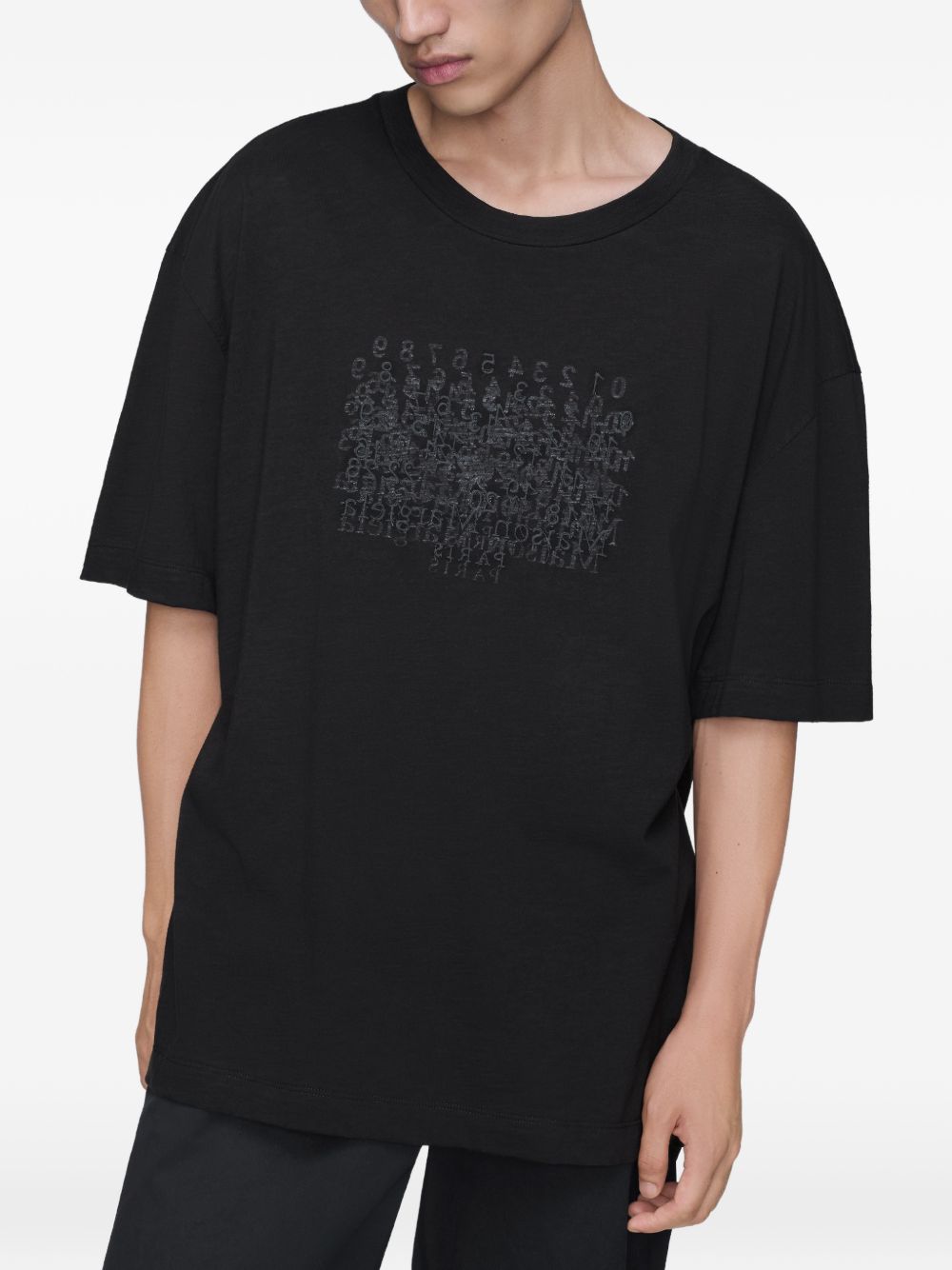 Relaxed Fit Black T-Shirt