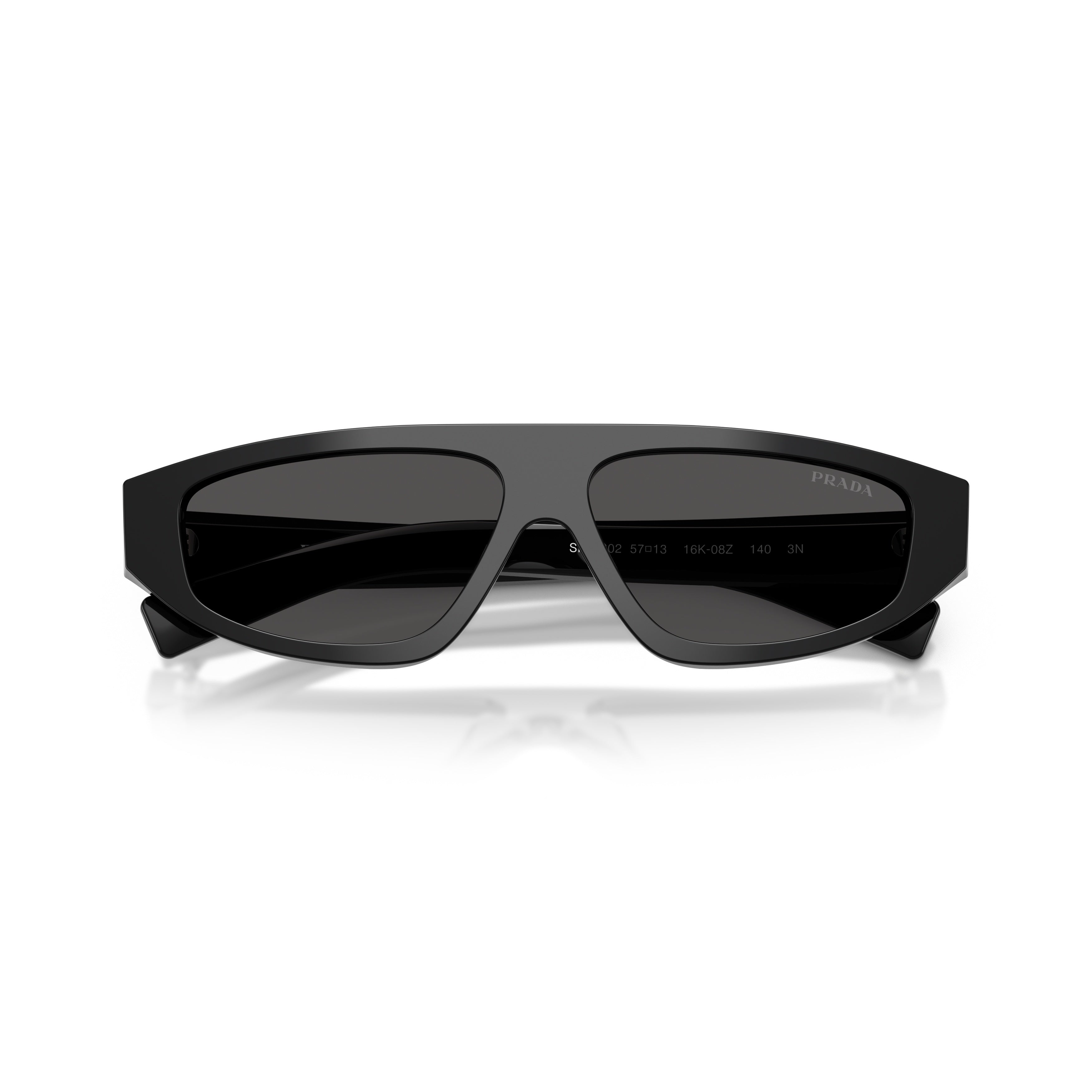 0pr C02s Angular Black Sunglasses