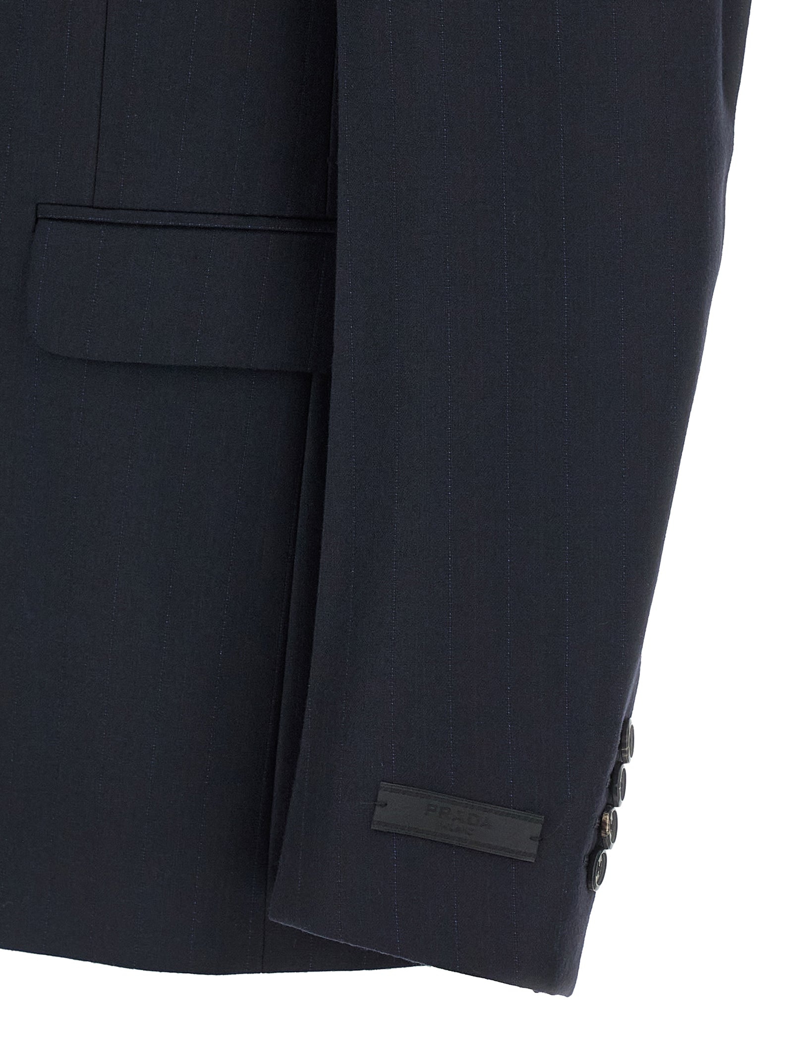 Tailored Pinstriped Blazer and Trouser Set
