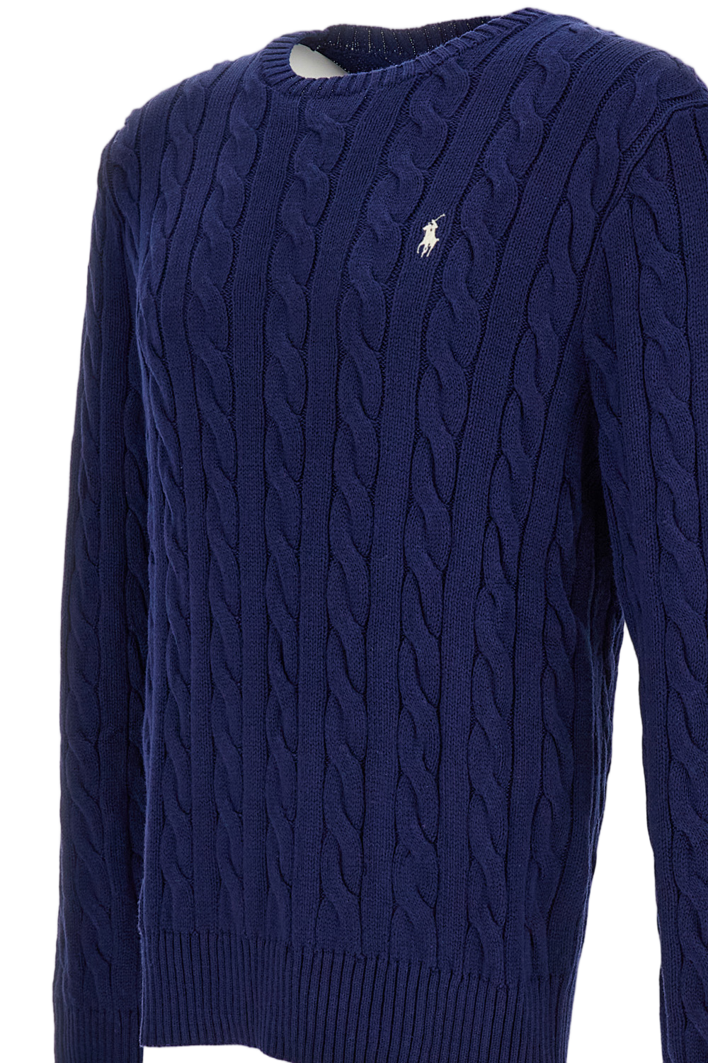 Cable Knit Crew Neck Sweater