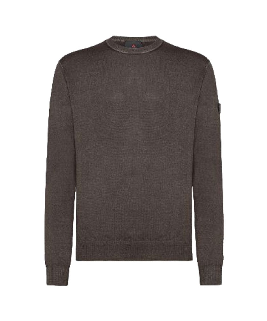 Brown Crew-Neck Sweater