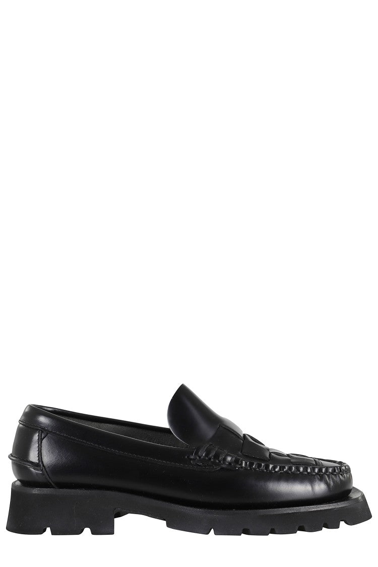 Nombela Sport Braided Leather Loafer