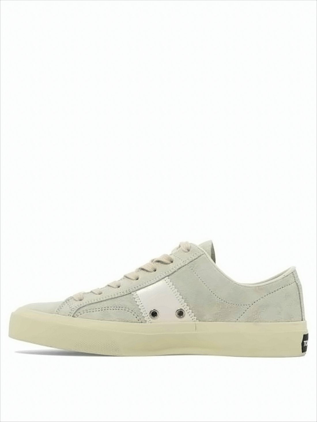 Minimalist Low-Top Suede Sneakers with Leather Accents