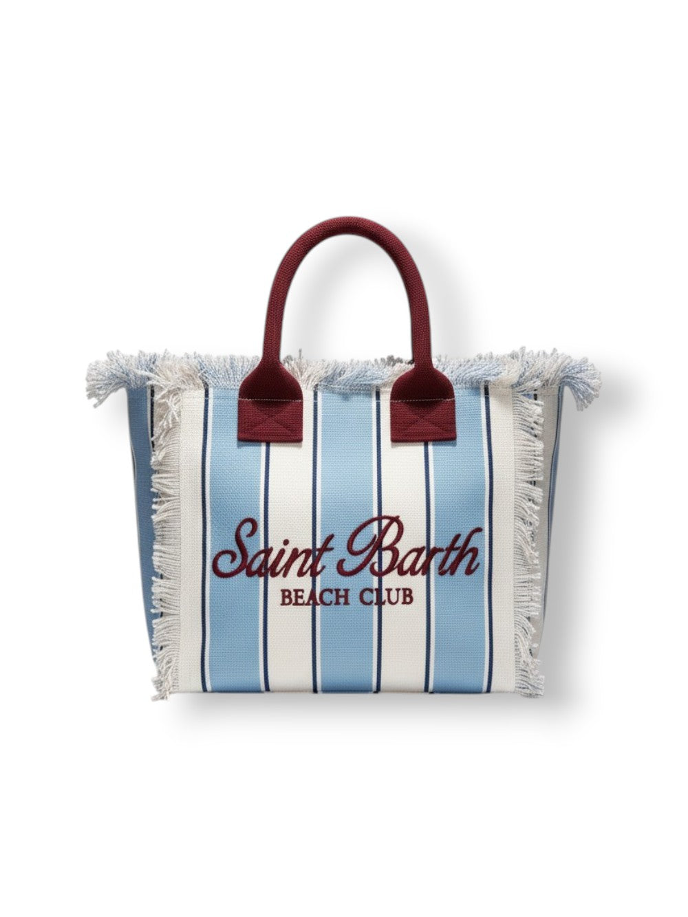 Blue White Colette Cotton Handbag