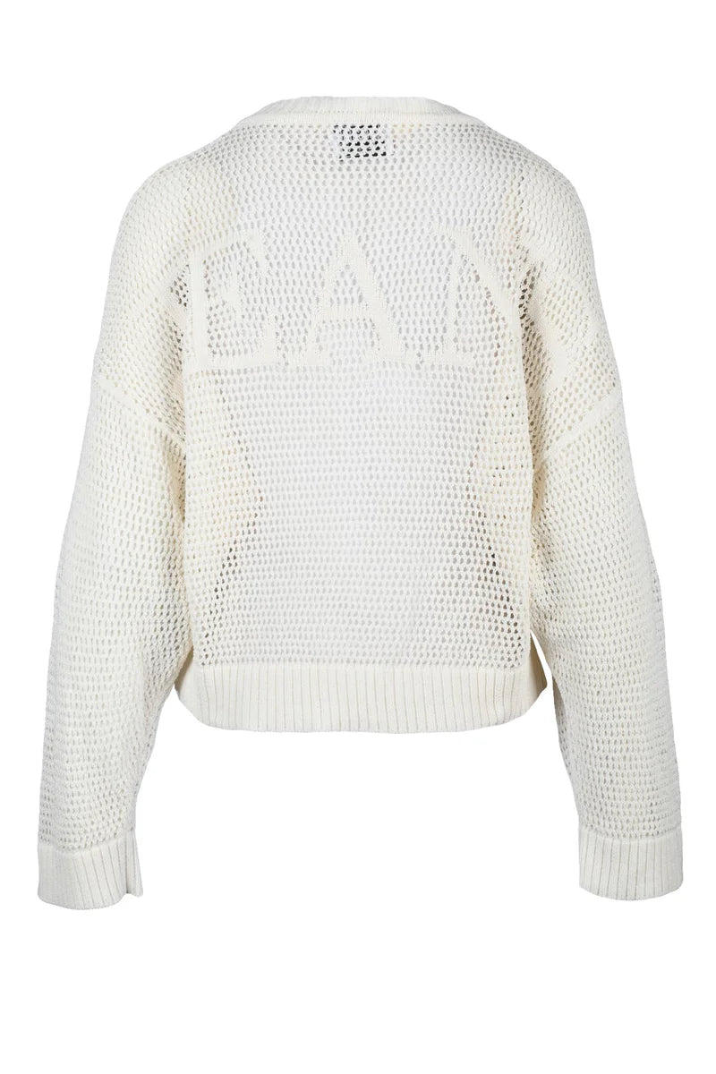 Tricot Knit - White