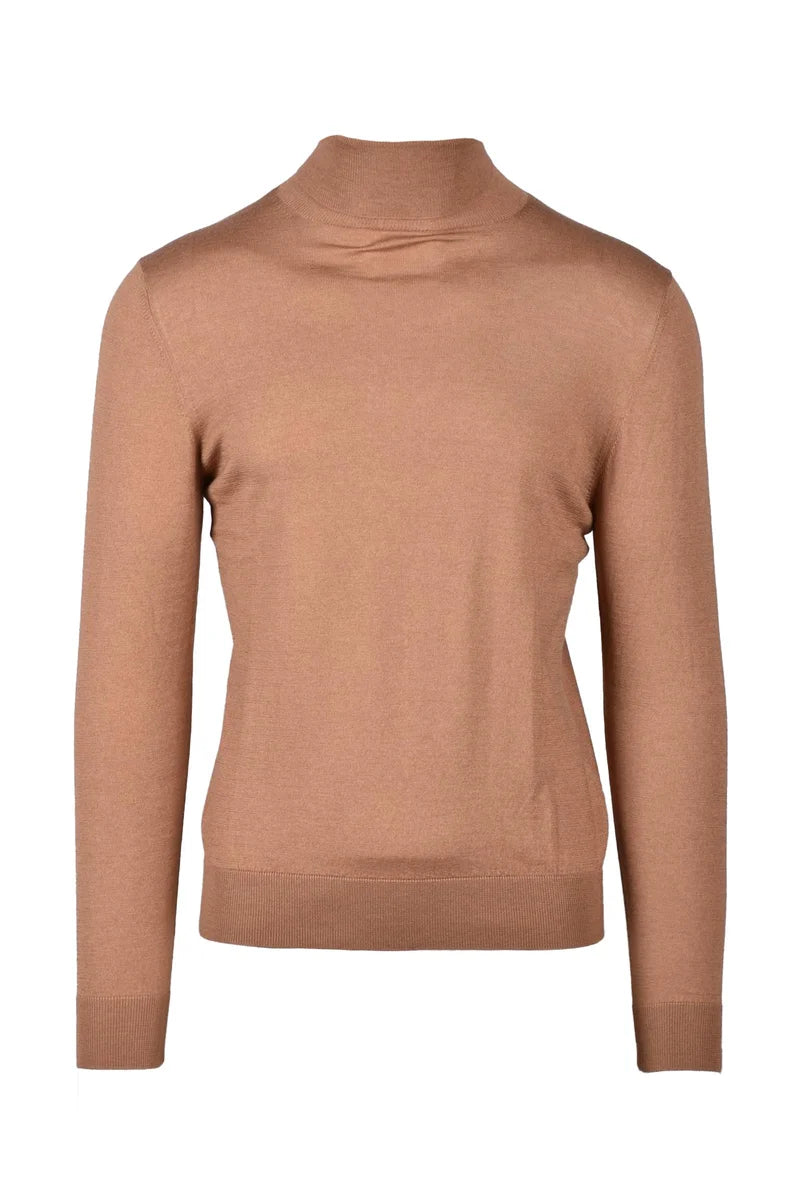 Men's Silk and Cashmere Sweater - Beige