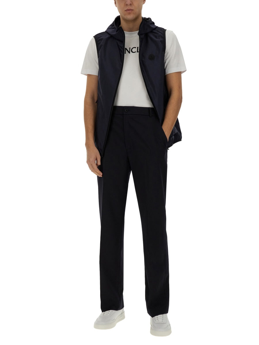 Classic Tailored Straight Leg Pants with Smooth Finish
