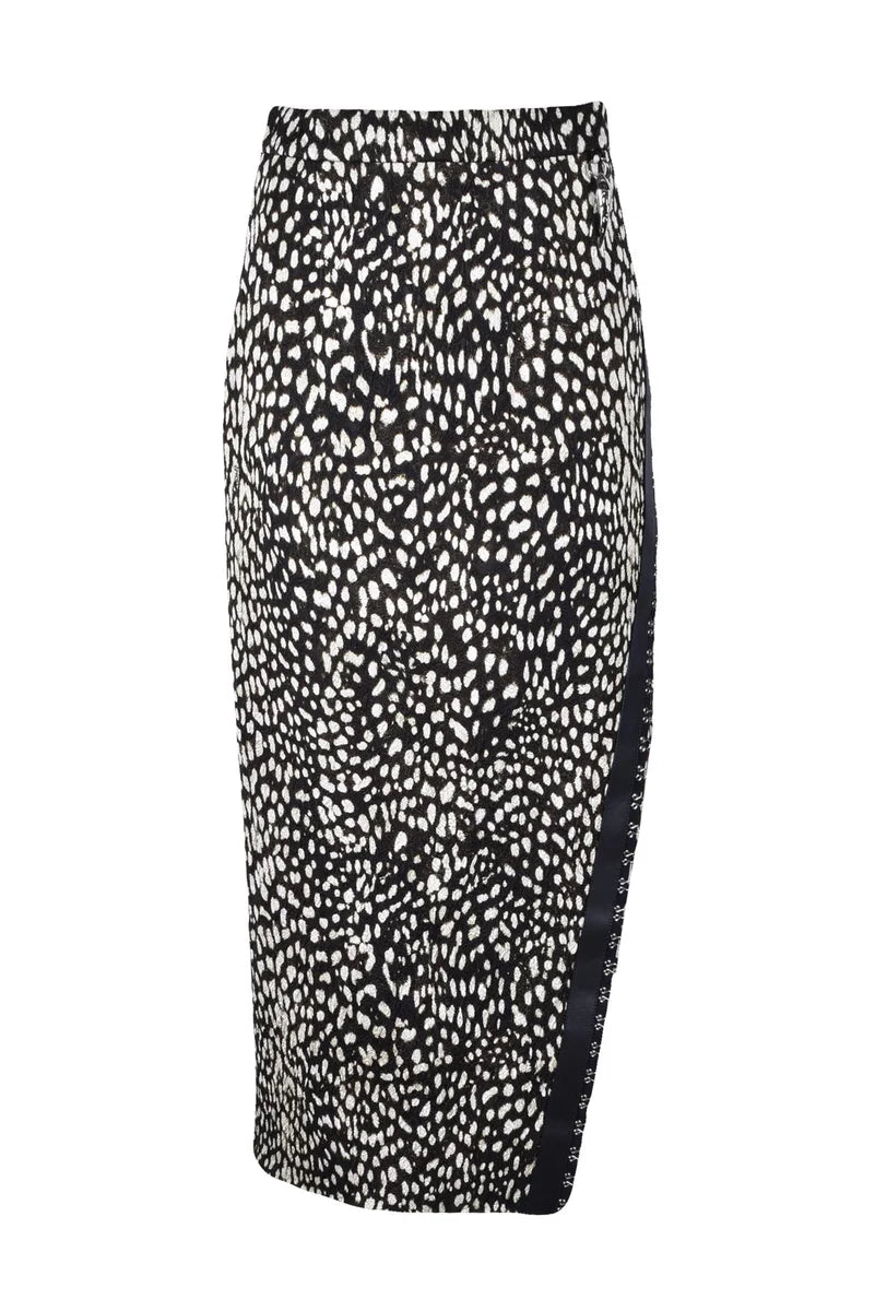 Long Skirt - Black/White