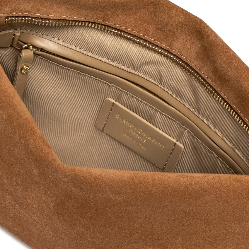Rectangular Suede Handbag