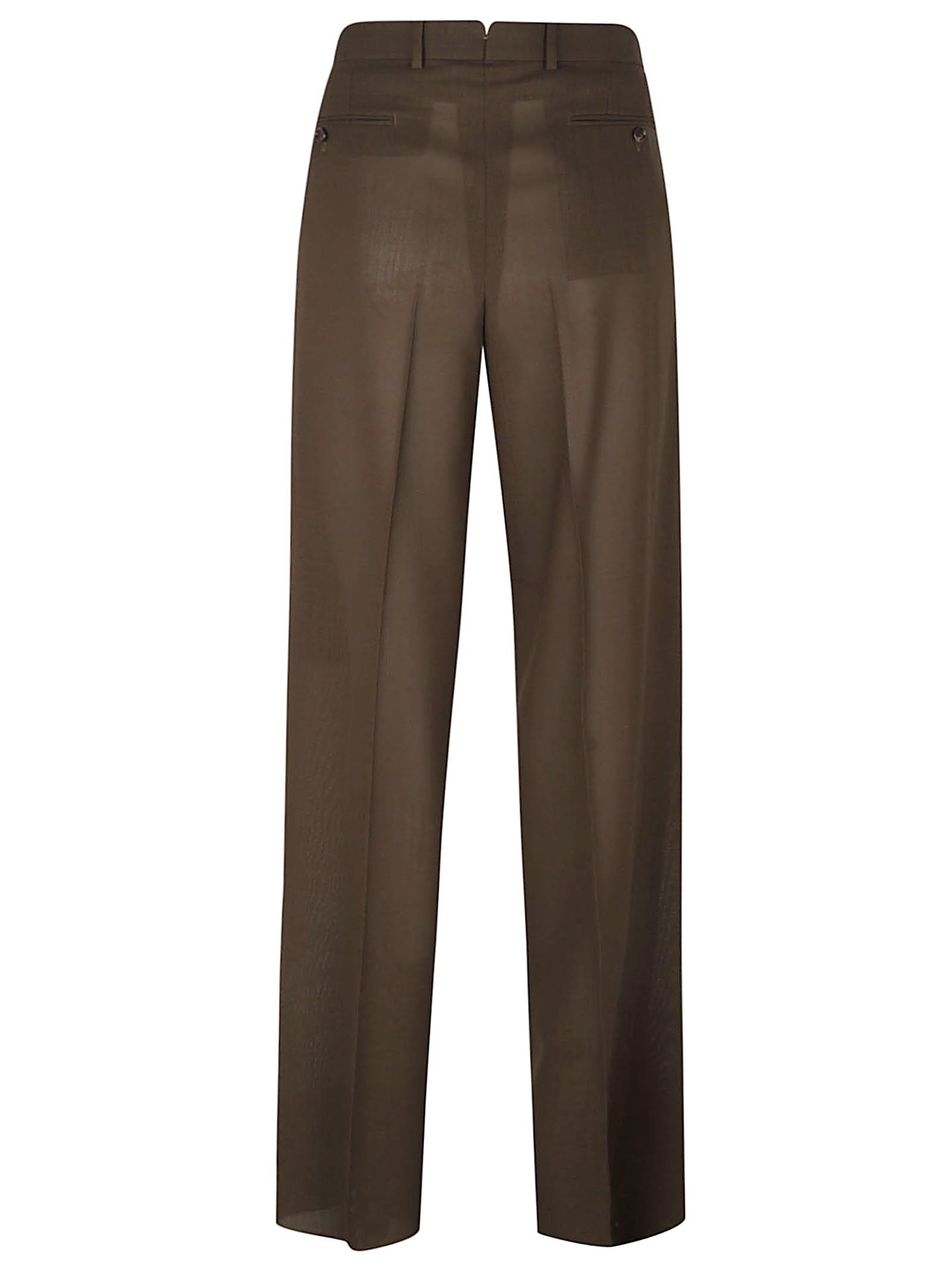Tailored Brown Formal Trousers