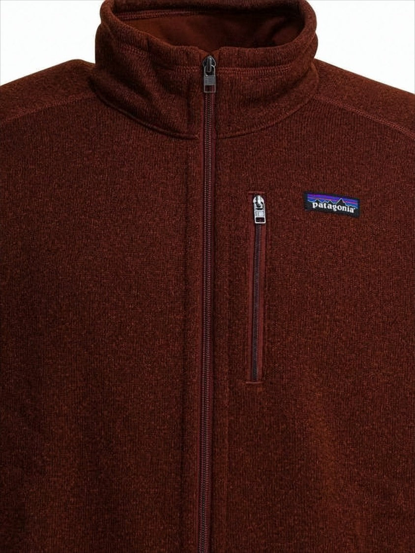 Textured Full-Zip Jacket in Dried Vanilla Brown