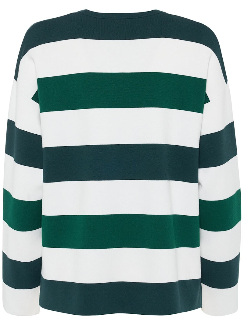 Wide Horizontal Striped Sweater