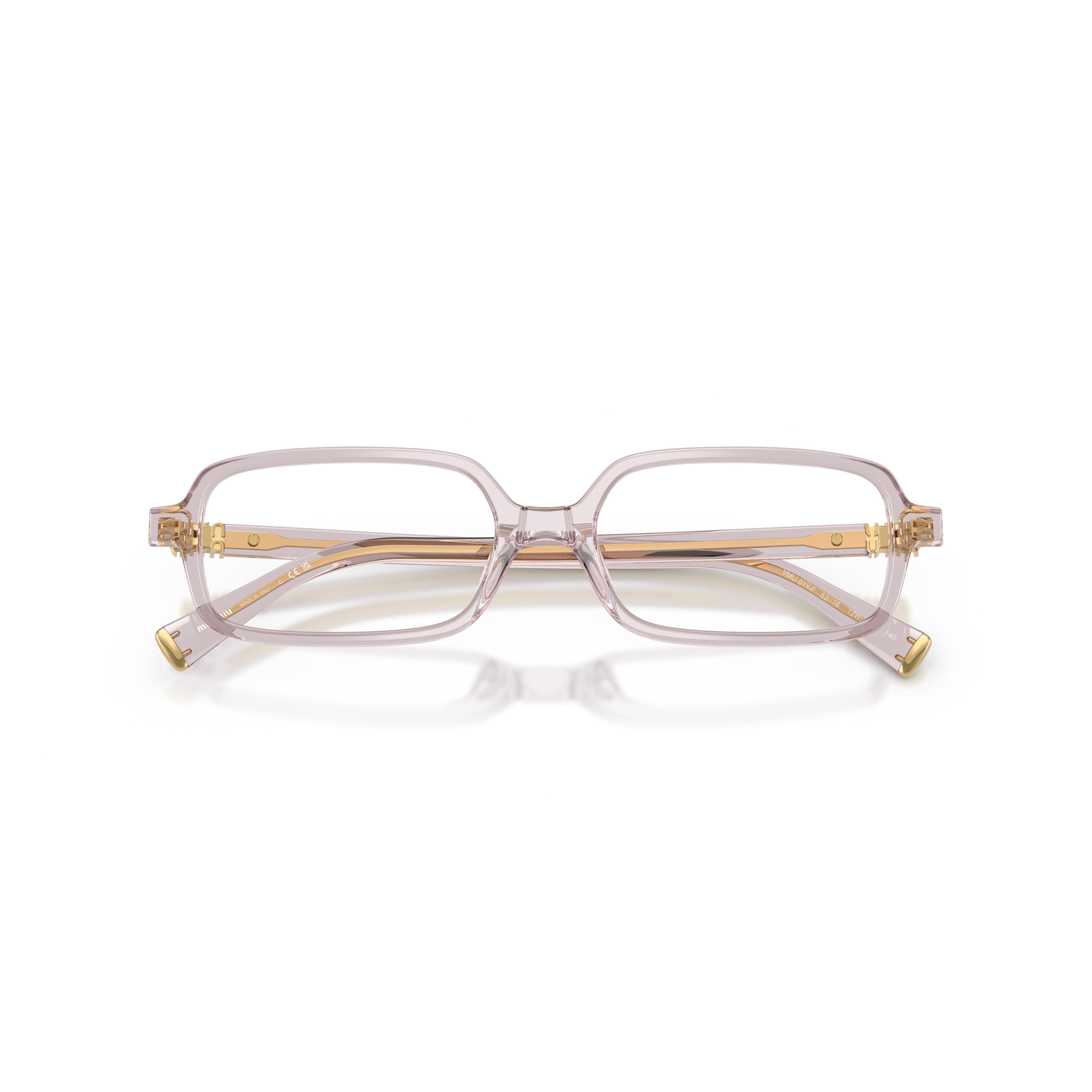 0mu 01yv Oversized Rectangular Eyeglasses