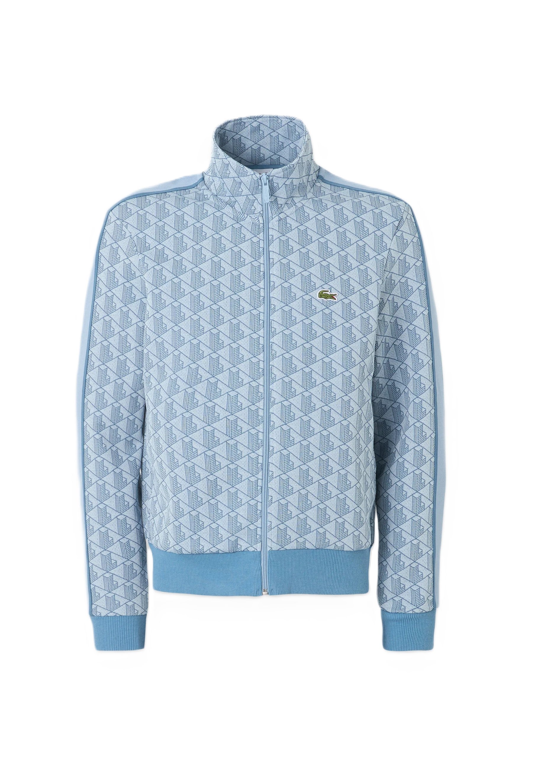 Light Blue Paris Jacquard Jacket