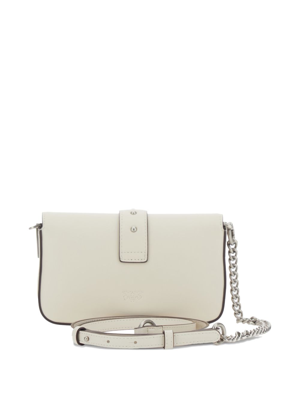 Rectangular Neutral Leather Bag