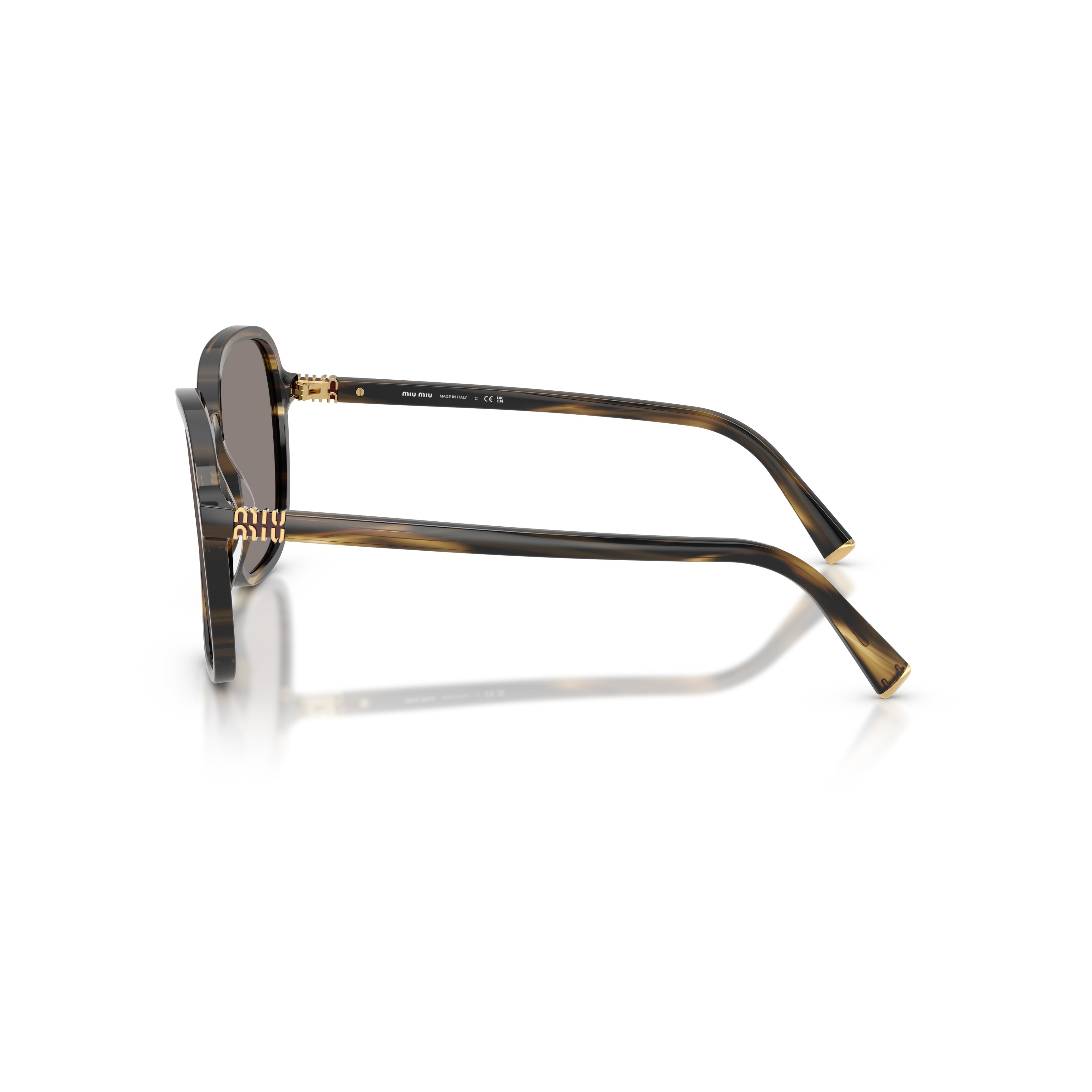 0mu B01s Oversized Square Tortoiseshell Sunglasses