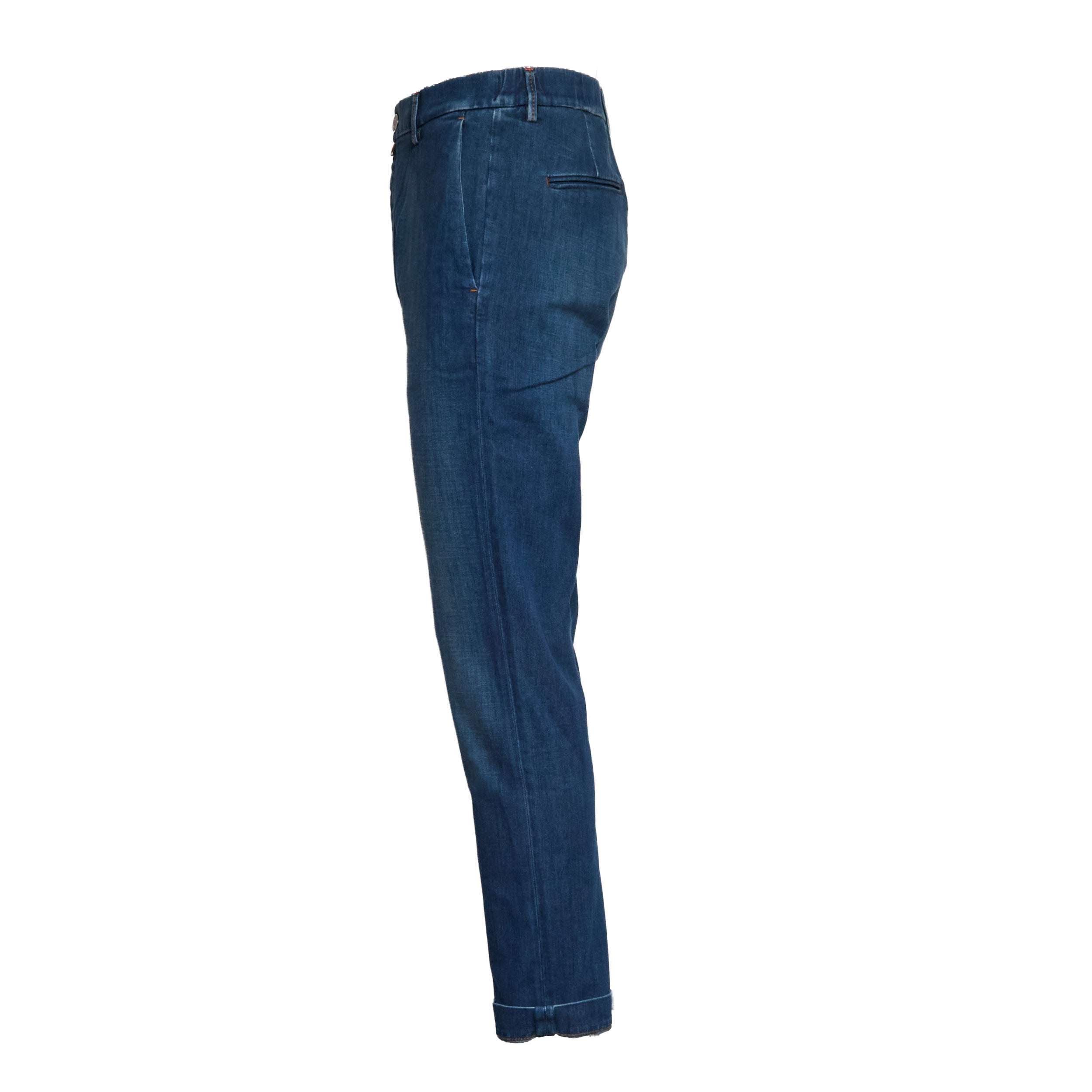 Gray Stretch Denim Jeans Regular Fit