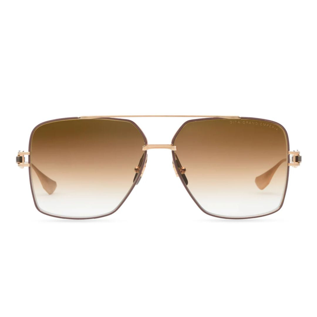 Grand-Emperik Geometric Square Sunglasses with Gradient Tint