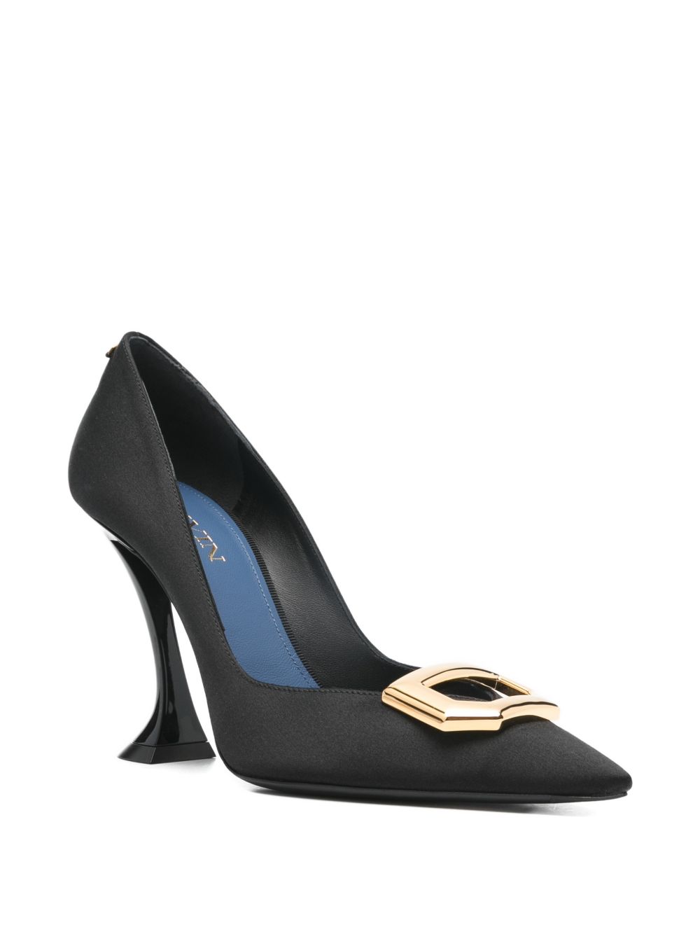 Pointed Toe Pumps With Sculpted Heel