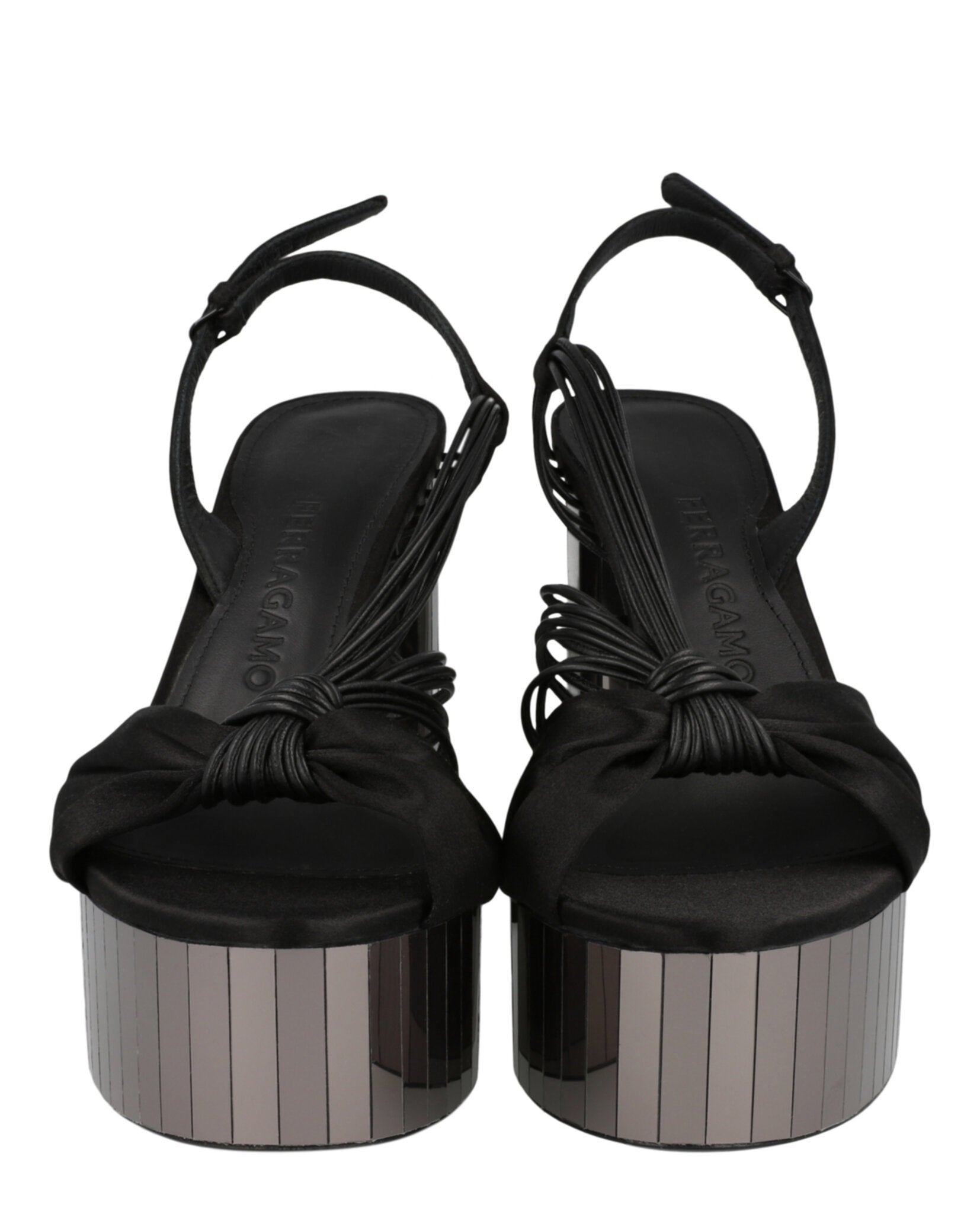 Sabrina Mirrored Platform Heels
