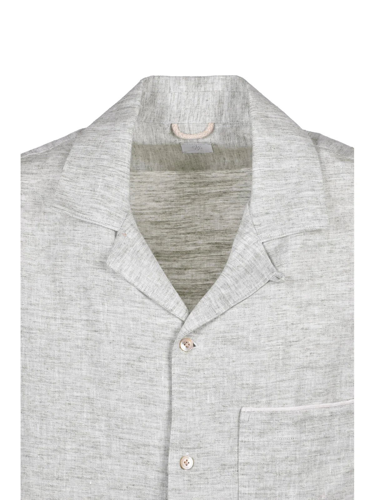 Sage Green Linen Viscose Men Shirt
