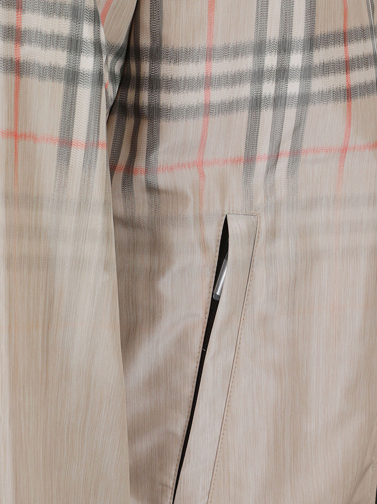 Gradient Check Bomber Jacket