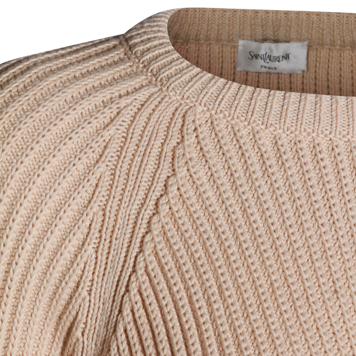 Relaxed Fit Ribbed Knit Sweater