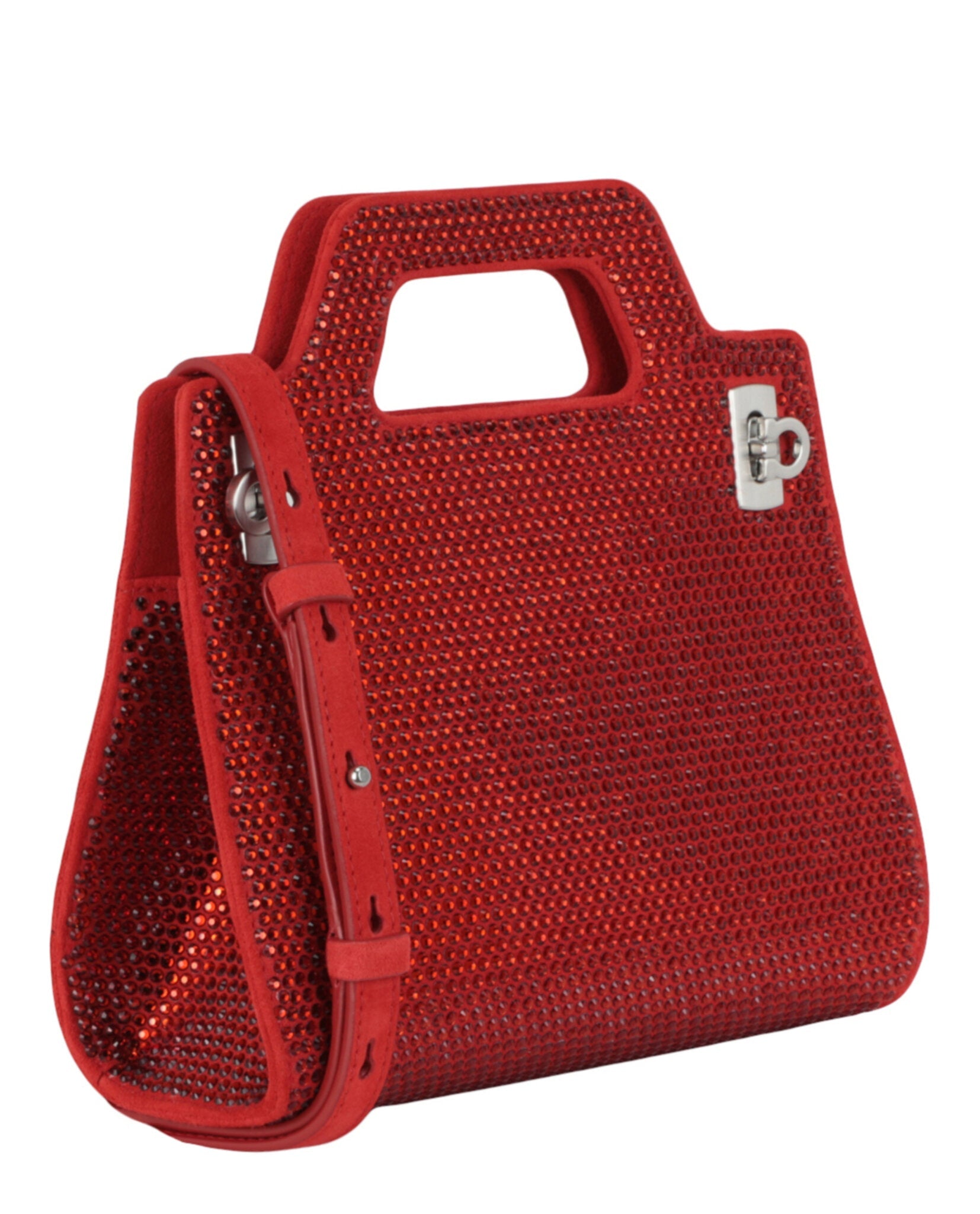 Wanda Mini Stain And Strass Top-Handle Bag