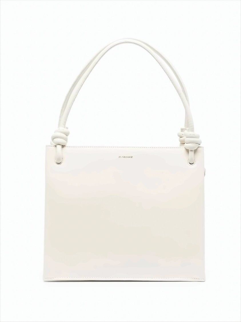 Structured Medium Handbag with Knotted Details