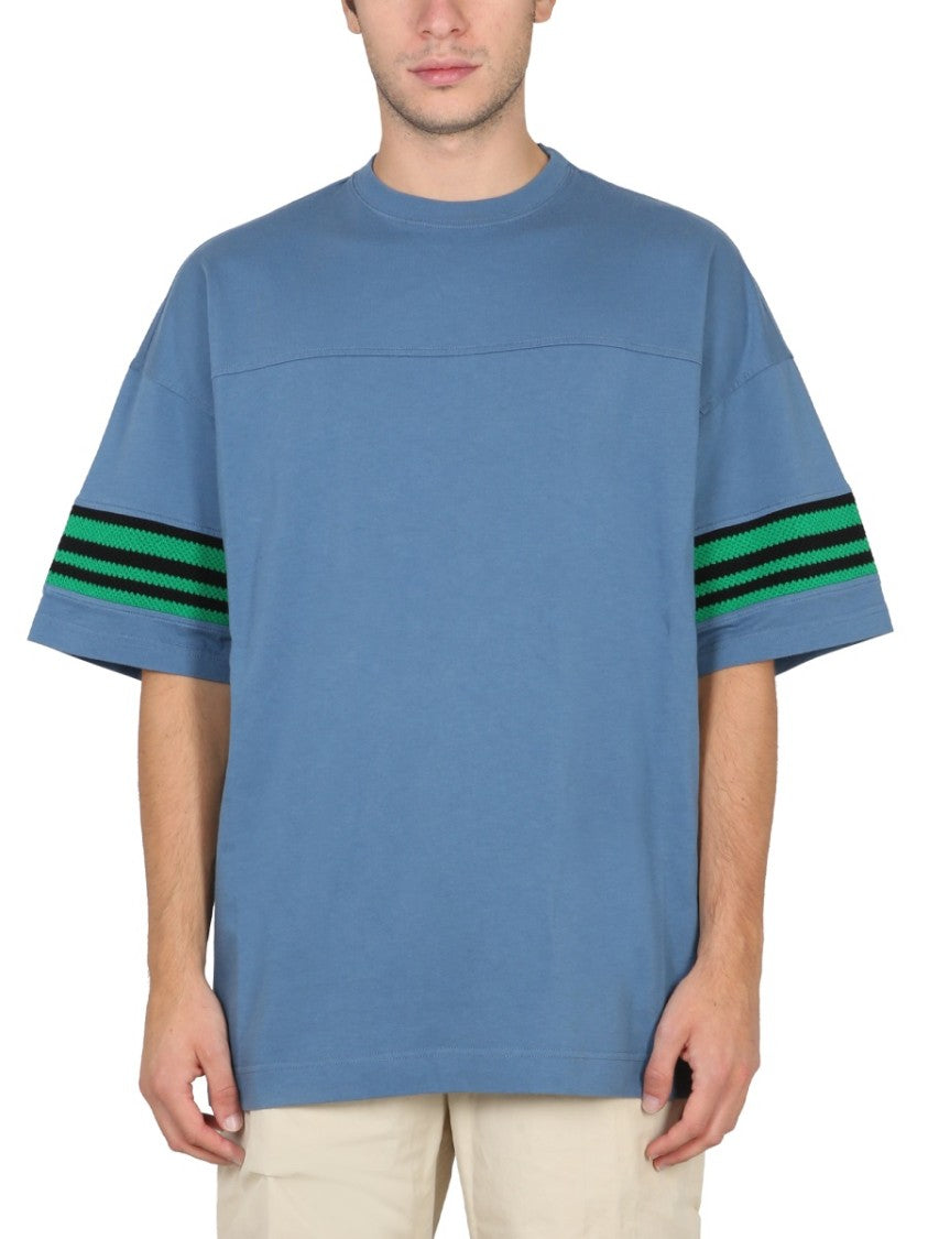 Loose-Fitting T-Shirt With Logo Patch