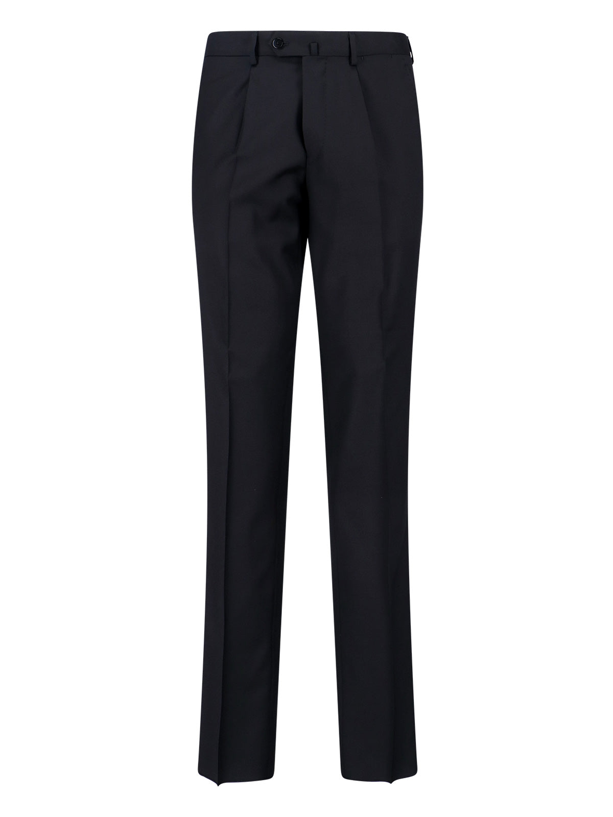 Black Wool Single-Breasted Suit, Dark Shade