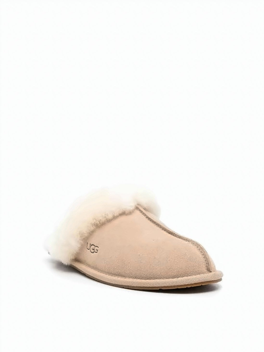 Suede Slipper with Plush Lambswool Lining