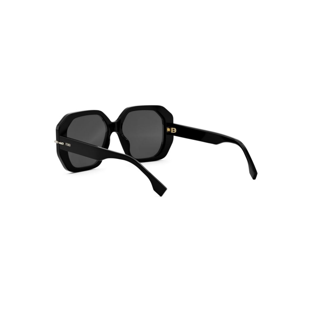 Fe40173i Oversized Geometric Frame Sunglasses