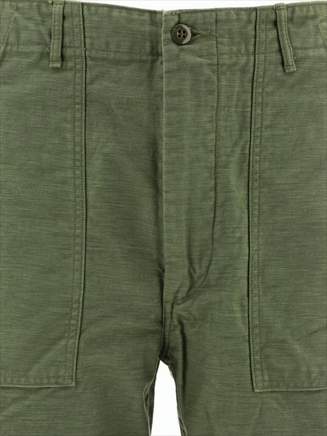 Structured Green Cotton Orslow Shorts