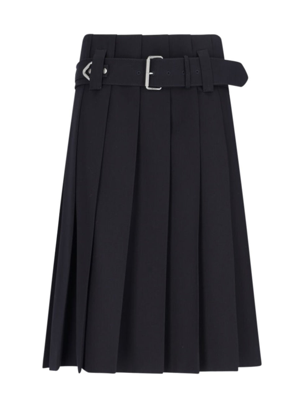 Logo Midi Skirt – Navy