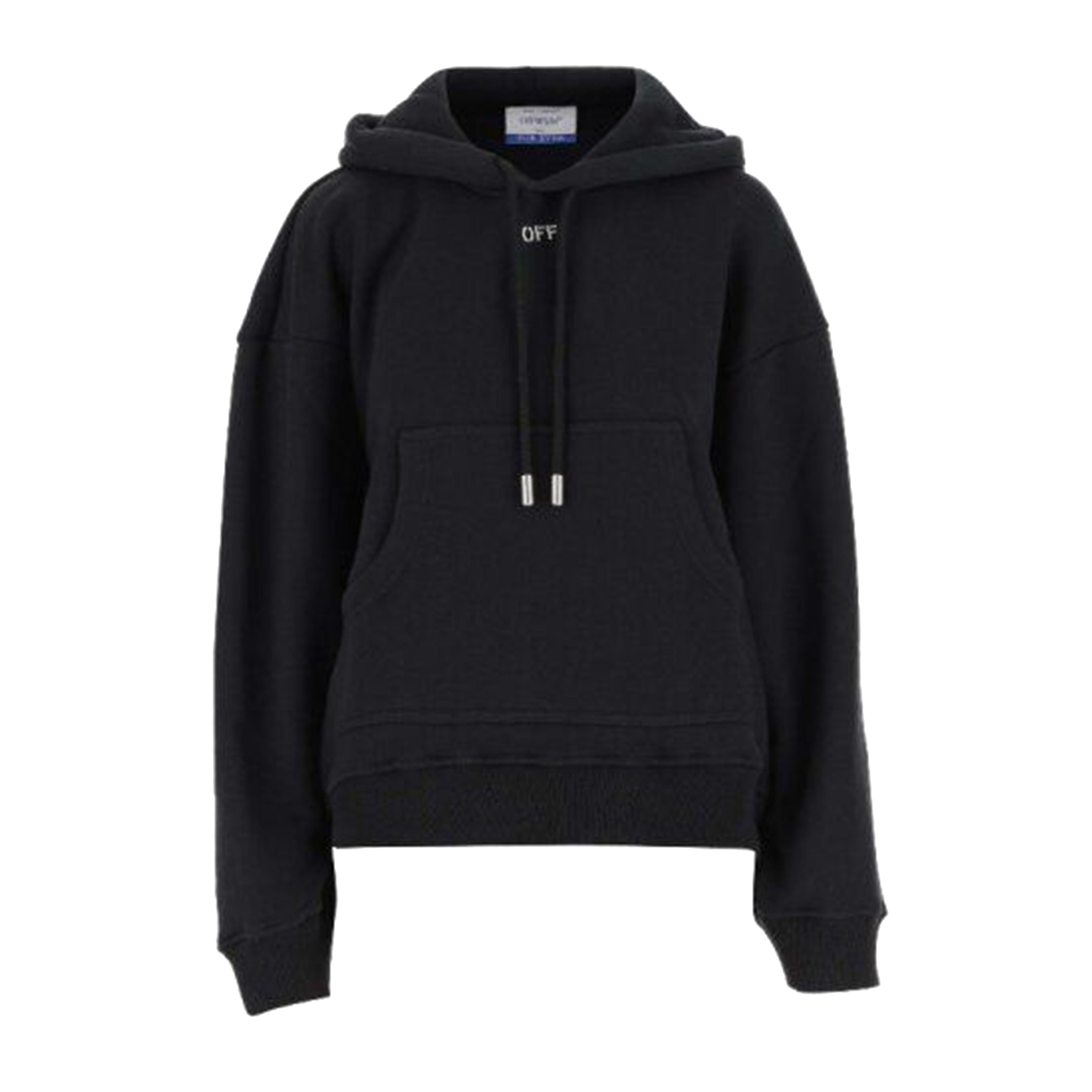 Black Cotton Sweatshirt