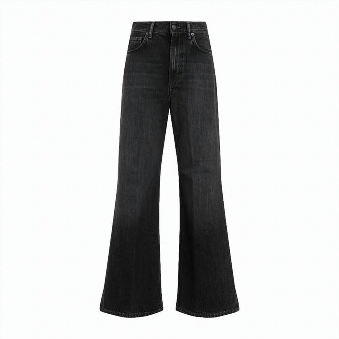 High Waist Wide-Leg Denim Pants
