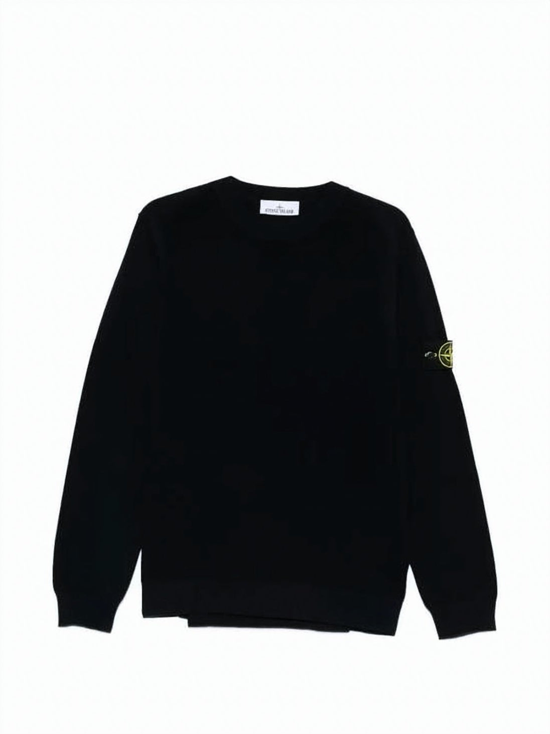 Crewneck Sweatshirt with Distinctive Patch Logo
