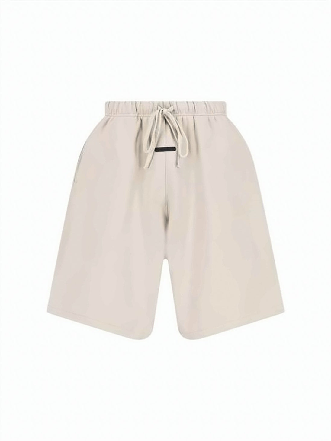 Relaxed Fit Shorts with Elastic Waistband and Drawstring