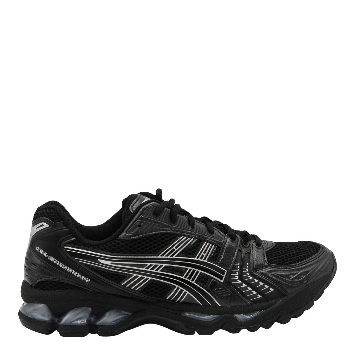 Black Mesh Sneakers with Gel Cushioning