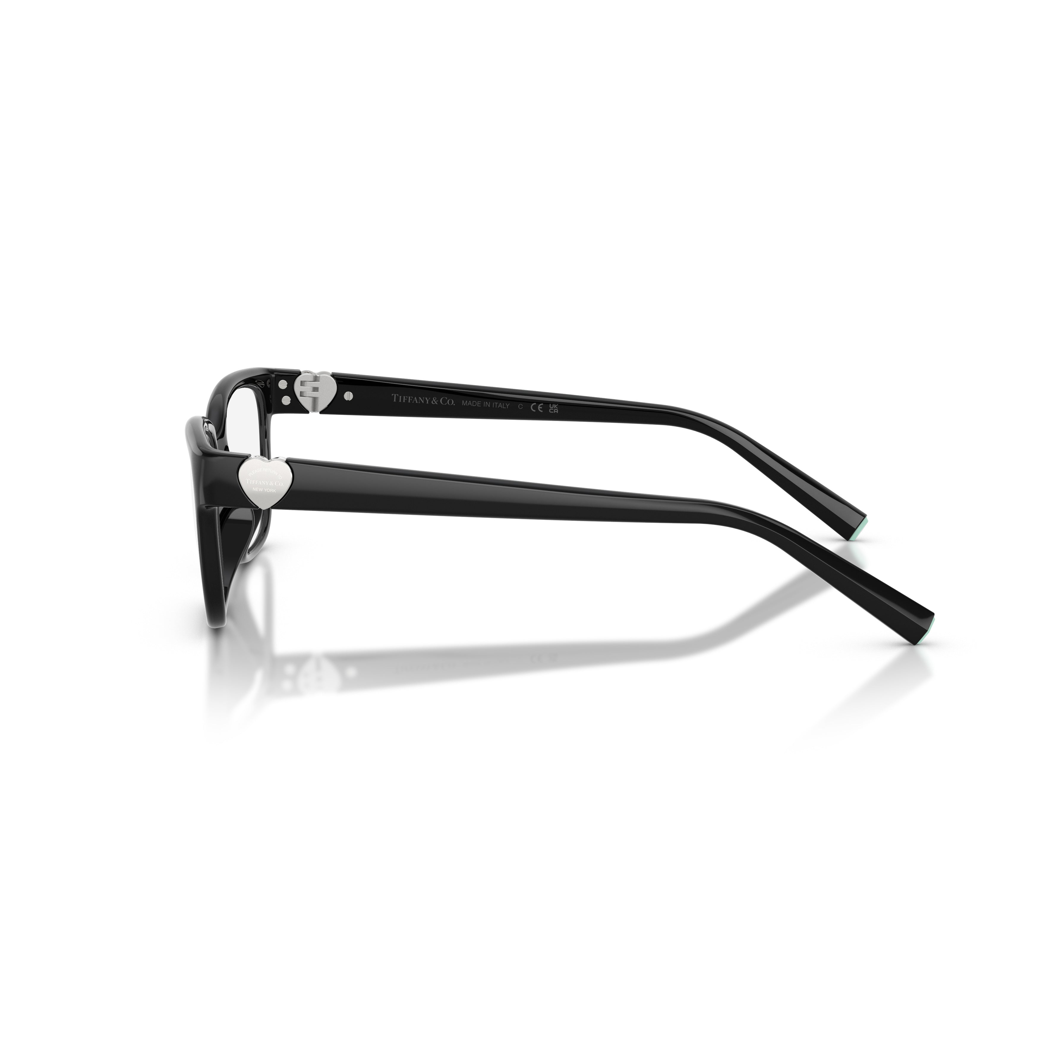 0tf2286d Rectangular Black Injected Frame Eyeglasses