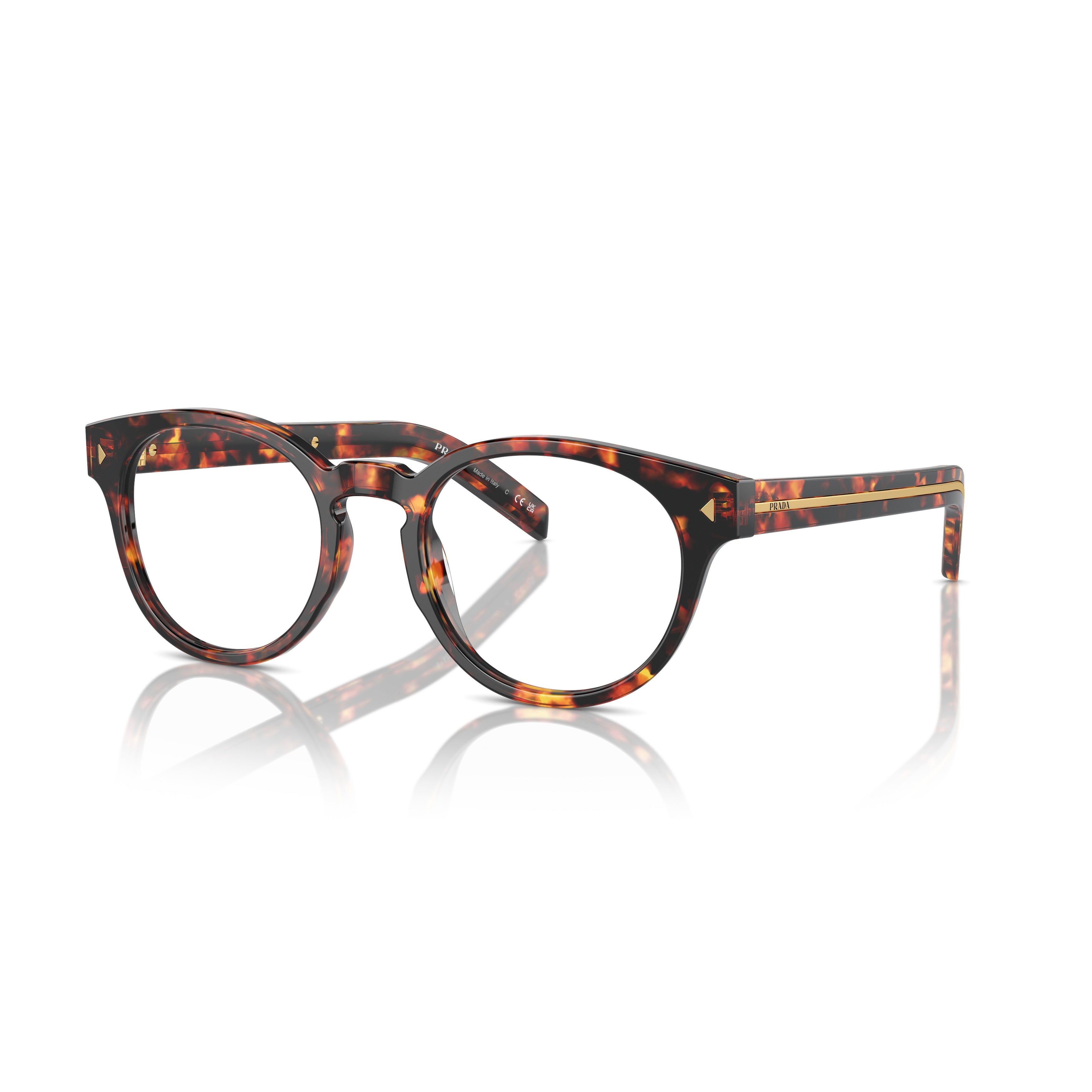 0pr A14v Round Acetate Eyeglasses