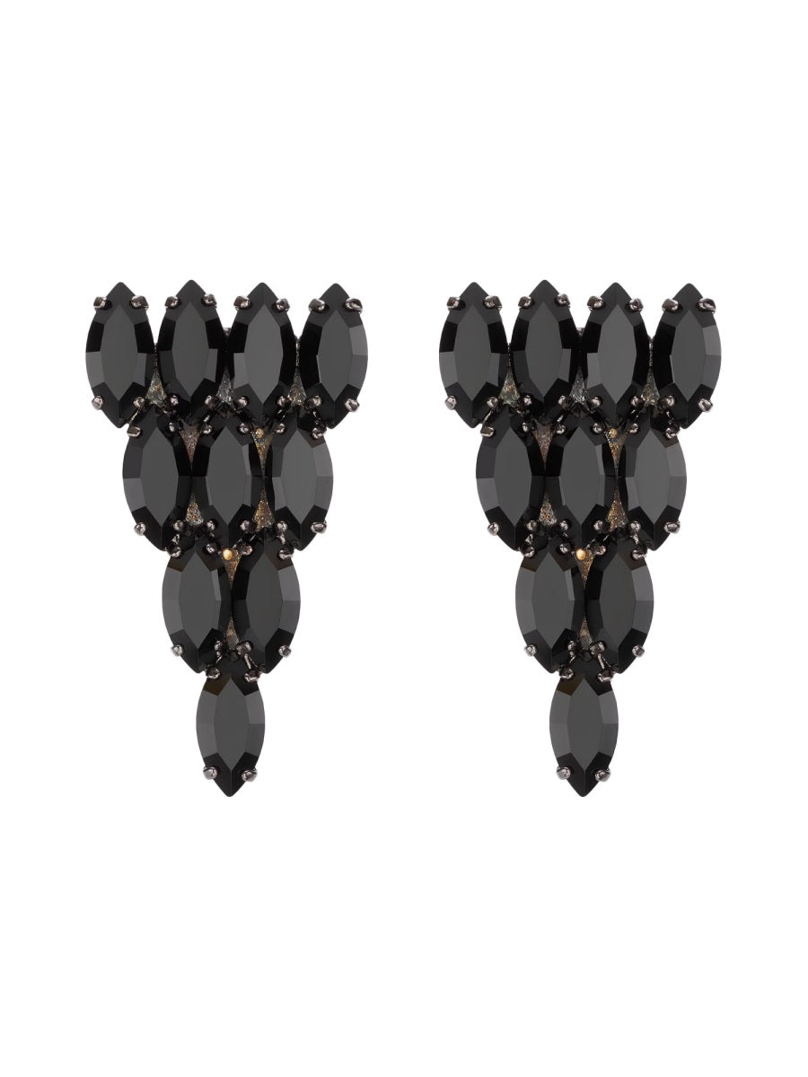 Geometric Brass Earrings with Artistic Appeal