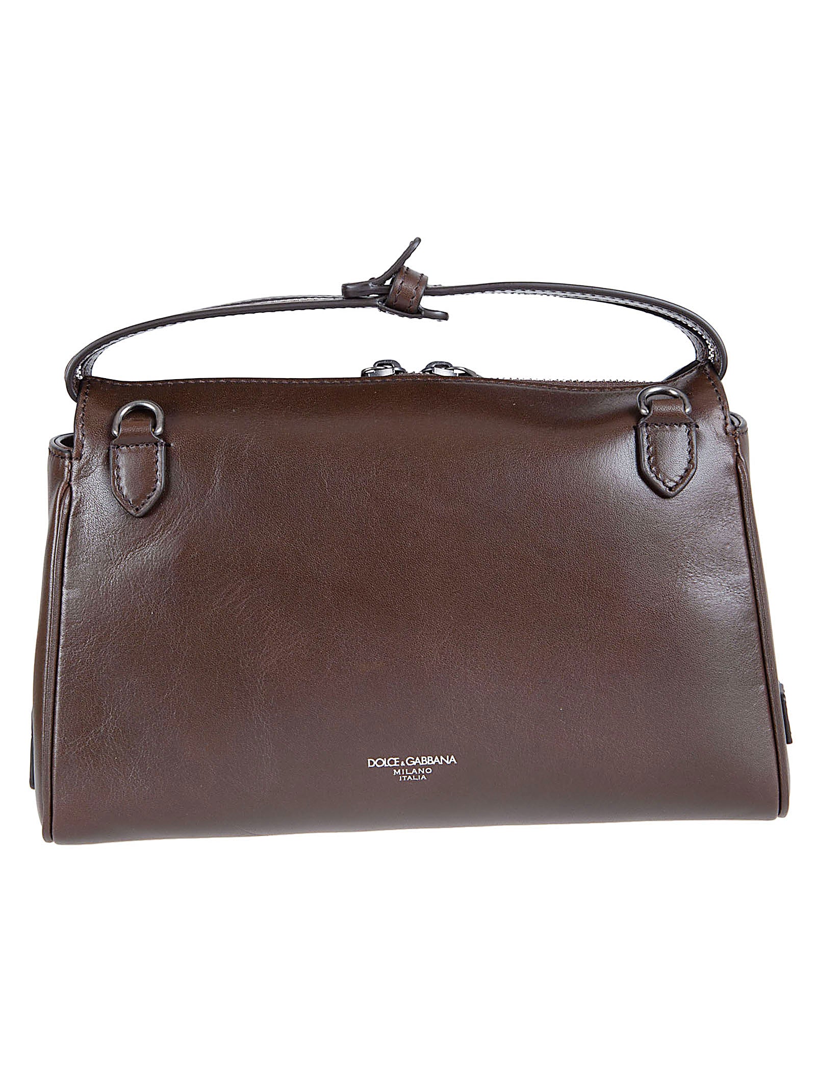 Vittoria Brown Calf Leather Shoulder Bag