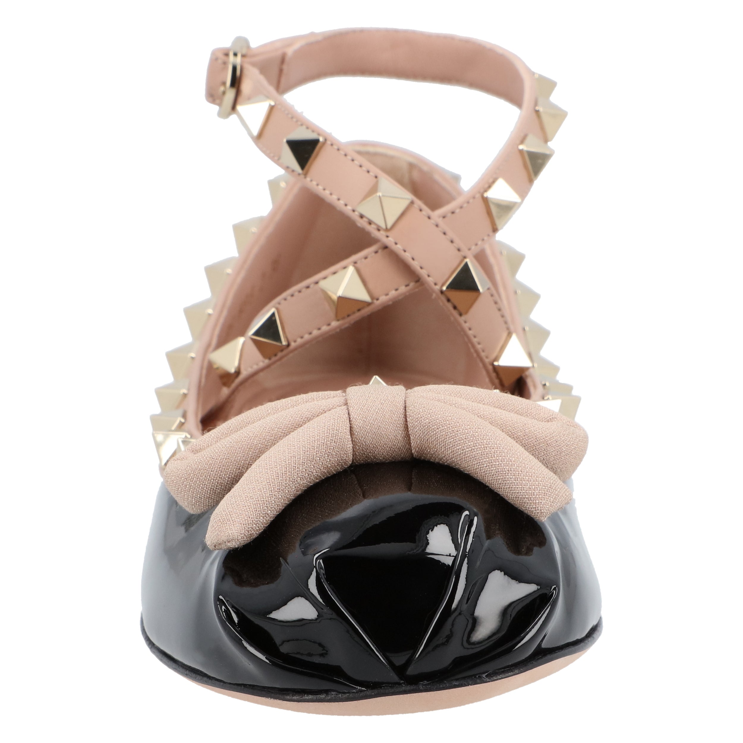 Rockstud Ballerina Shoes Black