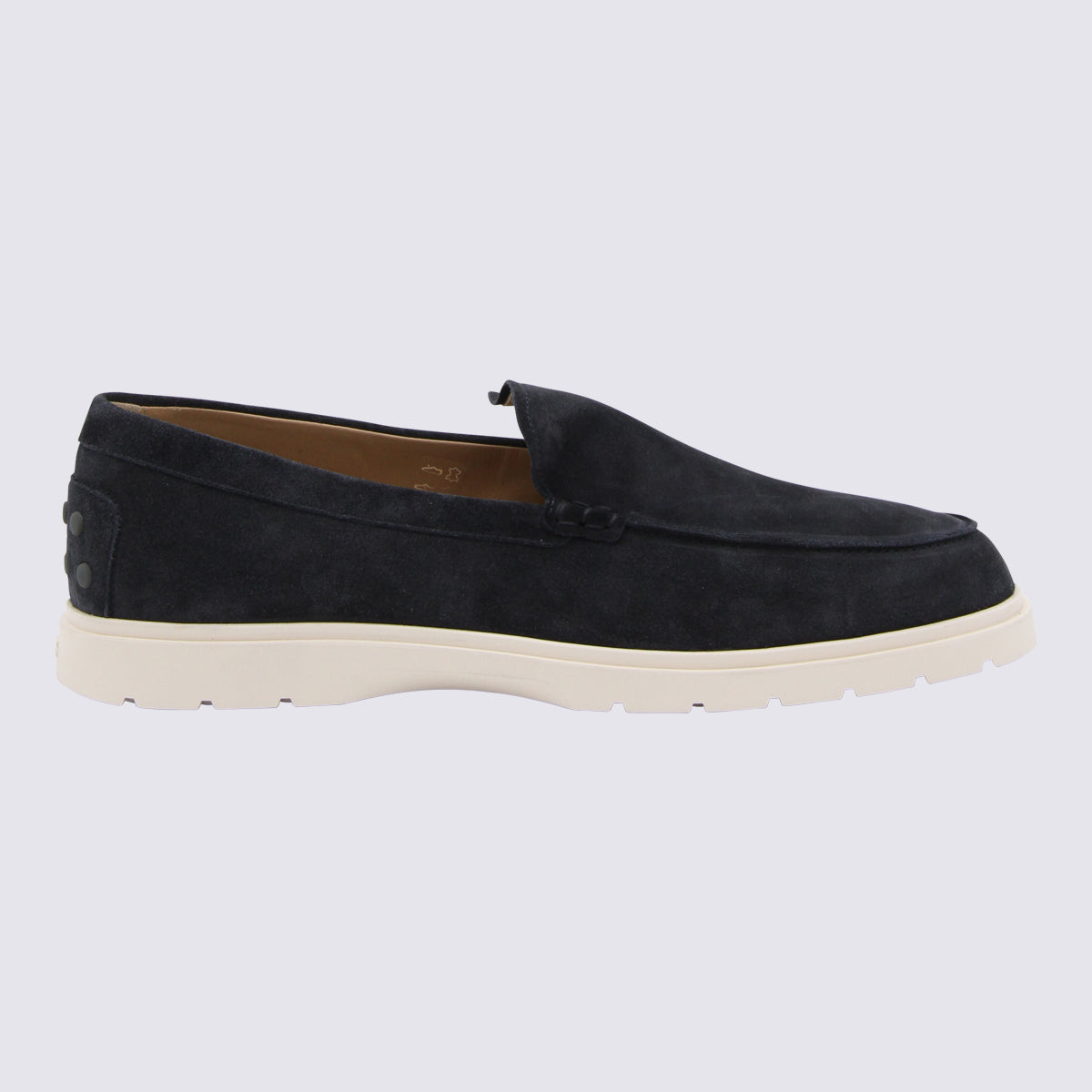 Blue Leather Loafers