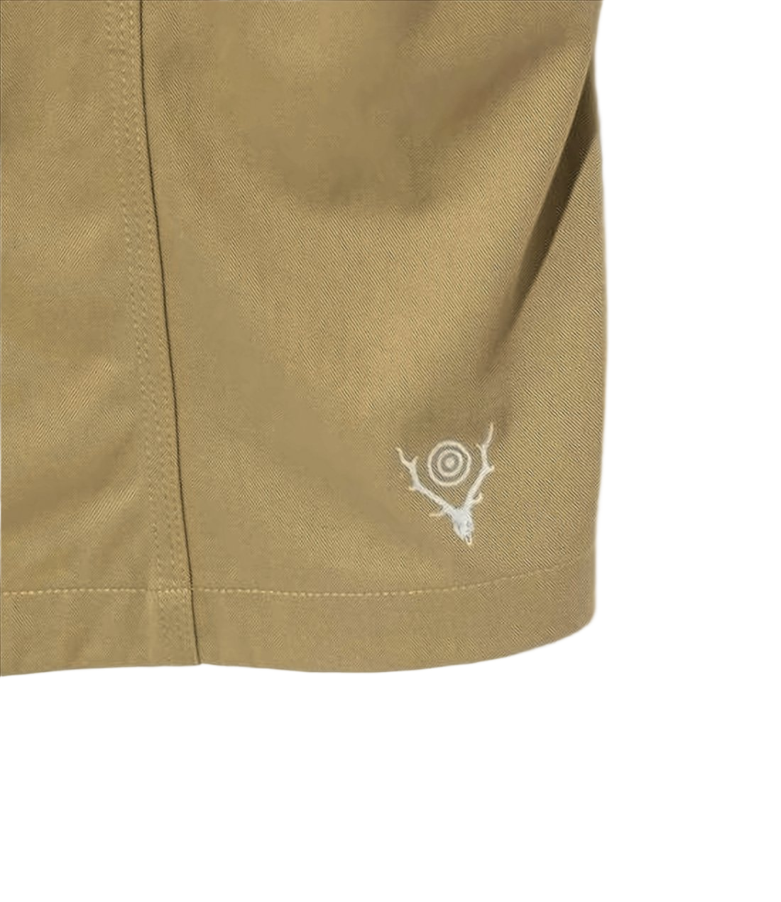 Relaxed Fit Brown Nylon Shorts